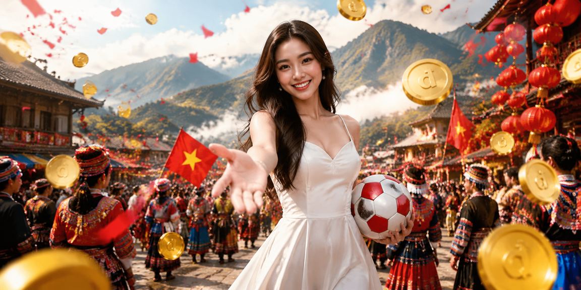 Khung cảnh lễ hội Tết tại Sapa với casino